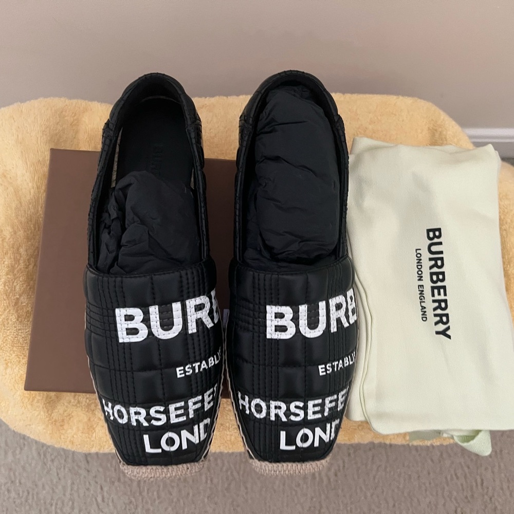 Authentic Burberry Espadrilles